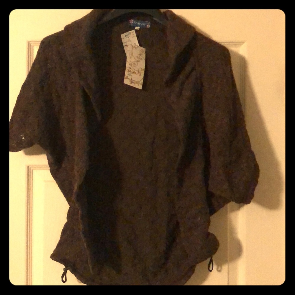 NWT Brown shrug sweater